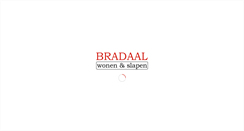 Desktop Screenshot of bradaal.nl